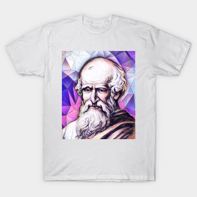 Archimedes Pink Portrait | Archimedes Artwork 8 T-Shirt by JustLit